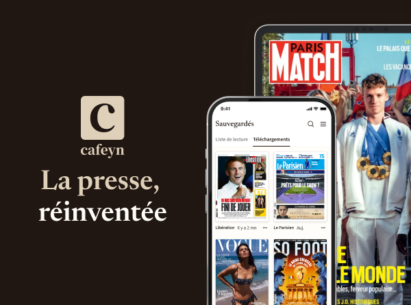 Redécouvrez la presse avec l'application cafeyn !