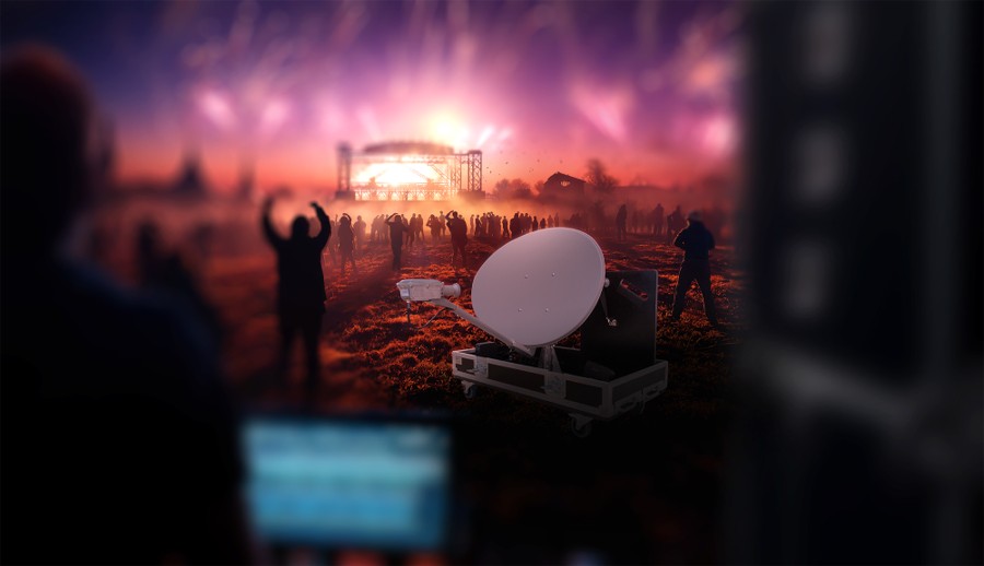 Neosat Case : assurer la connectivité des événements et spectacles partout en France
